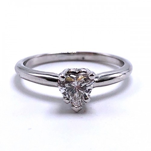 Heart Diamond Engagement Ring