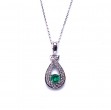 Emerald & Diamond Pendant