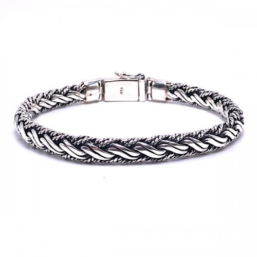 Sterling Silver Woven Bracelet by Samuel B.