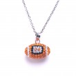 Syracuse University Inspired Football Pendant