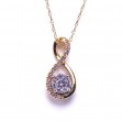 Diamond Figure-8 Pendant