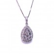 Diamond Teardrop Pendant