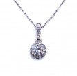Diamond Halo Pendant