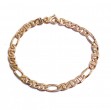 Men's Marine Oval Link Gold Bracelet