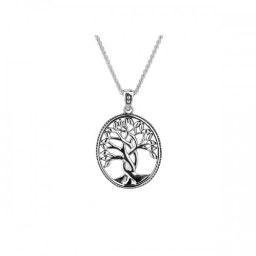 Sterling Silver Tree of Life Necklace by Keith Jack
