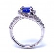 Ladies Tanzanite & Diamond Ring