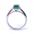 Ladies Emerald & Diamond Ring