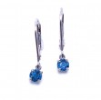 Blue Topaz Earrings
