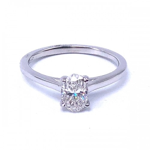 Oval Diamond Engagement Ring