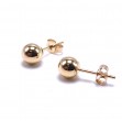 Gold Ball Earrings