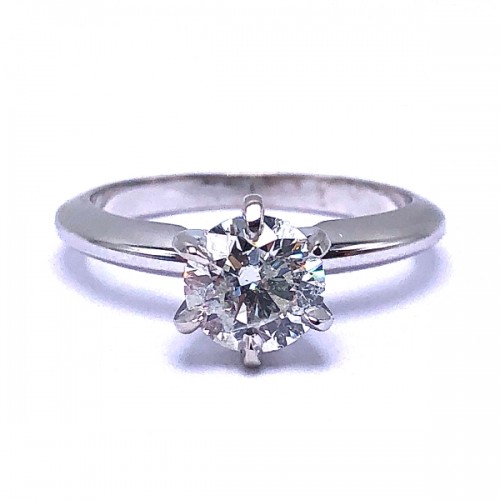 Round Solitaire Diamond Engagement Ring