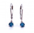 Blue Topaz Earrings