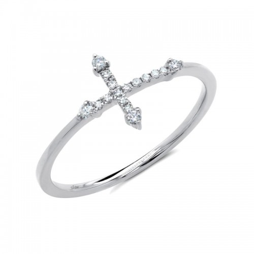 SHY Creation Diamond Cross Ring