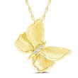 Diamond Butterfly Pendant