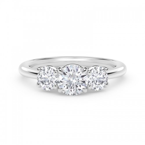 De Beers Forevermark JourneyÂ© Three Stone Ring