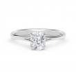 De Beers Forevermark Icon™ Setting Cushion Engagement Ring with Diamond Basket