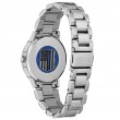 Women's Thin Blue Line Silhouette Crystal Watch For Law Enforcement
