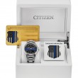Women's Thin Blue Line Silhouette Crystal Watch For Law Enforcement
