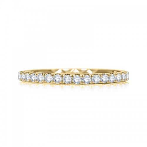 A.JAFFE Quilted Diamond Wedding Band