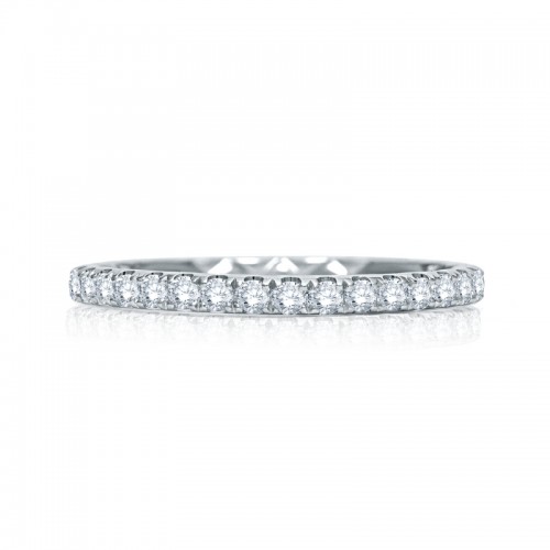 A.JAFFE Quilted Diamond Wedding Band