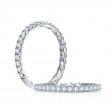 A.JAFFE Quilted Diamond Wedding Band
