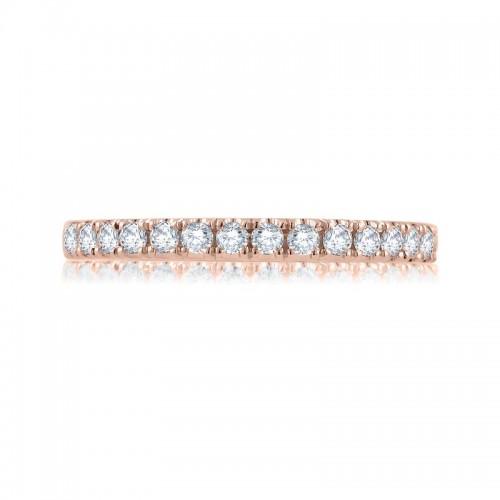 A.JAFFE Empire Legacy Diamond Halfway Wedding Band