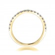 A.JAFFE Empire Legacy Diamond Halfway Wedding Band