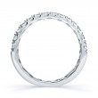 A.JAFFE Quilted French Pave Anniversary Ring