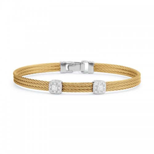 Alor Yellow Cable Stackable Bracelet