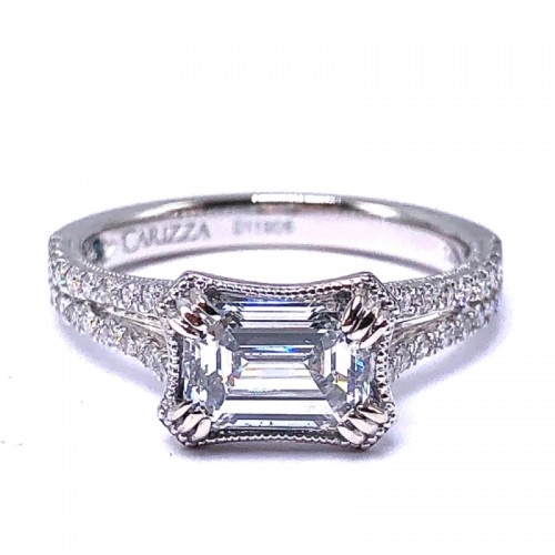 Emerald Cut Diamond Engagement Ring