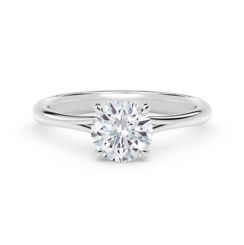 De Beers Forevermark Round Diamond Engagement Ring