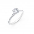 De Beers Forevermark Round Diamond Engagement Ring
