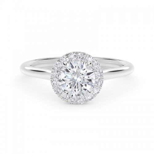 De Beers Forevermark Center of My Universe® Round Halo Engagement Ring