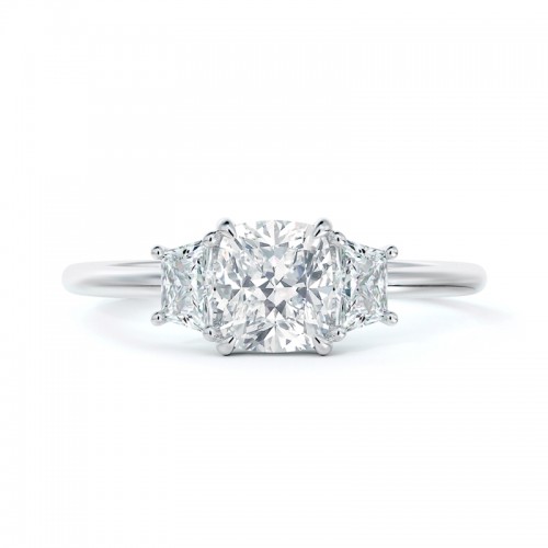 De Beers Forevermark Michaela's Three Stone Illusion Engagement Ring