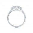 De Beers Forevermark Michaela's Three Stone Illusion Engagement Ring