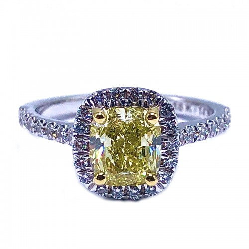 Canary Diamond Engagement Ring