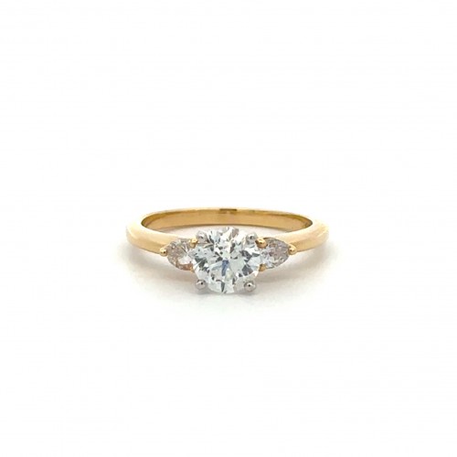 Three Stone Engagement Ring