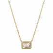 Morganite & Diamond Necklace