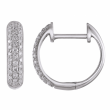Diamond Hoop  Earrings