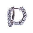 Diamond Hoop Earrings