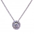 Miracle Mark Diamond Halo Necklace