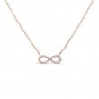 SHY Creation  Diamond Infinity Necklace