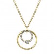 SHY Creation Diamond Circle Necklace