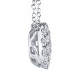 SHY Creation Diamond Pave Circle Pendant