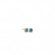Blue Swiss Topaz Stud Earrings
