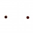 Garnet Earrings 4MM
