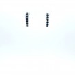 Sapphire Huggie Hoop Earrings