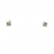 Aquamarine Solitaire Earrings