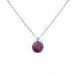 Garnet Pendant With Diamond Accent by Olivia B