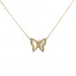 Mother-Of-Pearl & Diamond Necklace